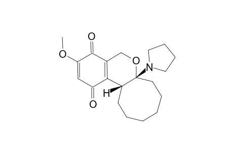 (6aR,12aR)-3-Methoxy-6a-pyrrolidin-1-yl-6a,7,8,9,10,11,12,12a-octahydro-5H-6-oxa-cycloocta[a]naphthalene-1,4-dione