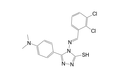 4-{[(E)-(2,3-dichlorophenyl)methylidene]amino}-5-[4-(dimethylamino)phenyl]-4H-1,2,4-triazole-3-thiol