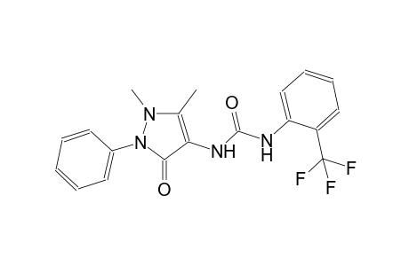 urea, N-(2,3-dihydro-1,5-dimethyl-3-oxo-2-phenyl-1H-pyrazol-4-yl)-N'-[2-(trifluoromethyl)phenyl]-