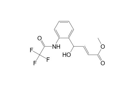 2-Butenoic acid, 4-hydroxy-4-[2-[(trifluoroacetyl)amino]phenyl]-, methyl ester
