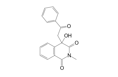 4-Hydroxy-2-methyl-4-(2-oxo-2-phenyl-ethyl)-4H-isoquinoline-1,3-dione