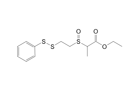 1-Ethoxycarbonylethyl 2-phenyldithioethyl sulfoxide
