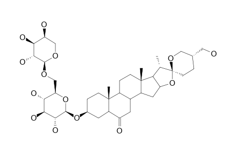 SIEBOLDIIN-B;SIEBOLDOGENIN-3-O-ALPHA-L-ARABINOPYRANOSYL-(1->6)-BETA-D-GLUCOPYRANOSIDE