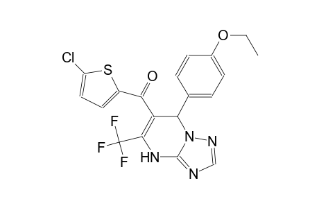 (5-chloro-2-thienyl)[7-(4-ethoxyphenyl)-5-(trifluoromethyl)-4,7-dihydro[1,2,4]triazolo[1,5-a]pyrimidin-6-yl]methanone