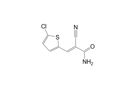 (2E)-3-(5-chloro-2-thienyl)-2-cyano-2-propenamide