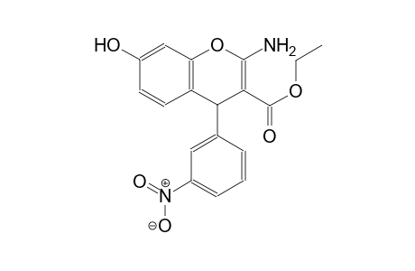 ethyl 2-amino-7-hydroxy-4-(3-nitrophenyl)-4H-chromene-3-carboxylate