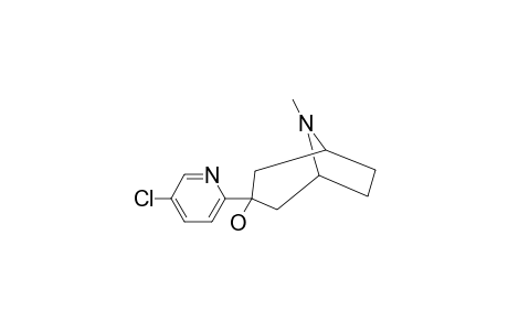 3-(5-CHLOROPYRIDIN-2-YL)-8-METHYL-8-AZABICYCLO-[3.2.1]-OCTAN-3-OL
