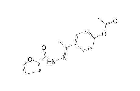 2-furancarboxylic acid, 2-[(E)-1-[4-(acetyloxy)phenyl]ethylidene]hydrazide