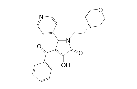 4-benzoyl-3-hydroxy-1-[2-(4-morpholinyl)ethyl]-5-(4-pyridinyl)-1,5-dihydro-2H-pyrrol-2-one