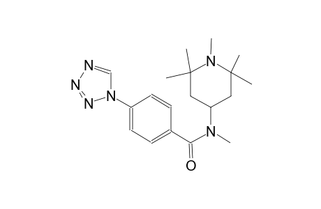 N-Methyl-N-(1,2,2,6,6-pentamethyl-piperidin-4-yl)-4-tetrazol-1-yl-benzamide