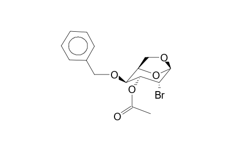 1,6-Anhydro-3-O-acetyl-4-O-benzyl-2-bromo-2-deoxy-b-d-gulopyranoside