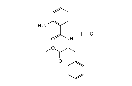 N-ANTHRANILOYL-3-PHENYLALANINE, METHYL ESTER, HYDROCHLORIDE