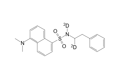 1-Dimethylaminonaphthalene-5-sulphonyl-2-phenylethylamine-D2