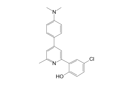 4-Chloro-2-[4-(4-dimethylamino-phenyl)-6-methyl-pyridin-2-yl]-phenol