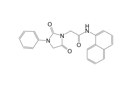 1-imidazolidineacetamide, N-(1-naphthalenyl)-2,5-dioxo-3-phenyl-