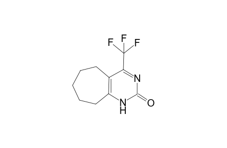 4-Trifluoromethyl-5H-6,7,8,9-tetrahydrocyclohepta[d]-2(1H)pyrimidinone