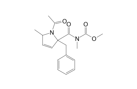 N-Acetyl-5-methyl-2-{[(methoxycarbonyl)methylamino]carbonyl}-2-benzyl-2,5-dihydropyrrole