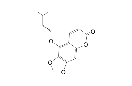 5-(3'-Methyl-2'-butenyloxy)-6,7-(methylenedioxy)coumarin
