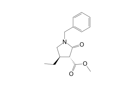 (3R,4R)-1-benzyl-4-ethyl-2-keto-pyrrolidine-3-carboxylic acid methyl ester