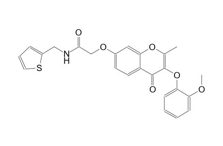 acetamide, 2-[[3-(2-methoxyphenoxy)-2-methyl-4-oxo-4H-1-benzopyran-7-yl]oxy]-N-(2-thienylmethyl)-