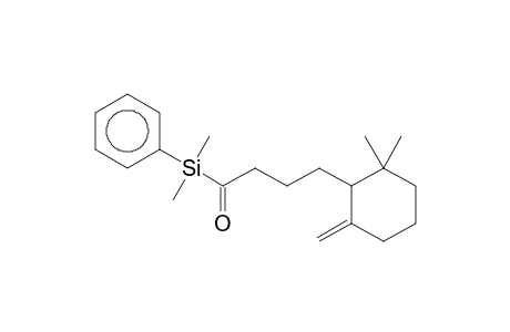 4-(2,2-Dimethyl-6-methylenecyclohexyl)-1-(dimethylphenylsilyl)butan-1-one