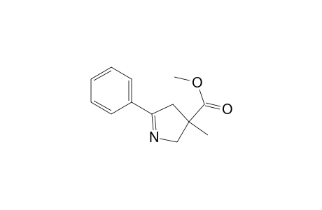 1-Pyrroline-4-carboxylic acid, 4-methyl-2-phenyl-, methyl ester