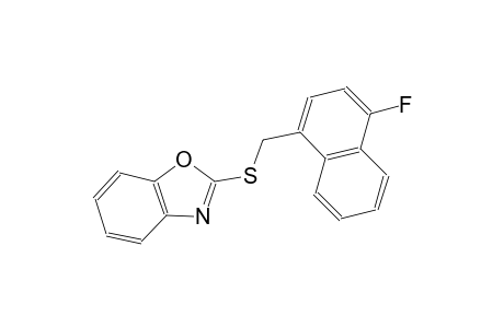 2-{[(4-fluoro-1-naphthyl)methyl]sulfanyl}-1,3-benzoxazole