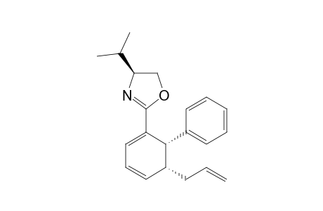 (-)-(4S)-2-[(5R,6S)-5-Allyl-6-phenylcyclohexa-1,3-dienyl]-4-isopropyl-4,5-dihydrooxazole