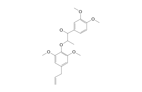 1-(3,4-DIMETHOXYPHENYL)-2-(4-ALLYL-2,6-DIMETHOXYPHENOXY)-PROPAN-1-OL