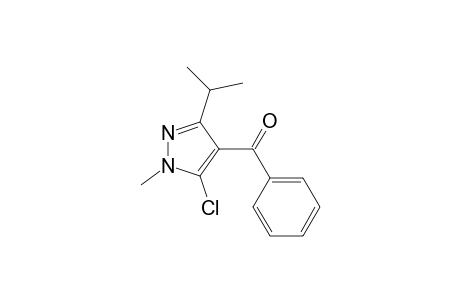 (5-chloranyl-1-methyl-3-propan-2-yl-pyrazol-4-yl)-phenyl-methanone