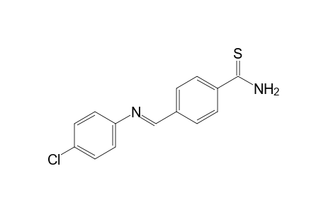 p-[N-(p-chlorophenyl)formimidoyl]thiobenzamide