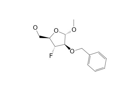 METHYL-2-O-BENZYL-3-DEOXY-3-FLUORO-ALPHA-D-ARABINOFURANOSIDE