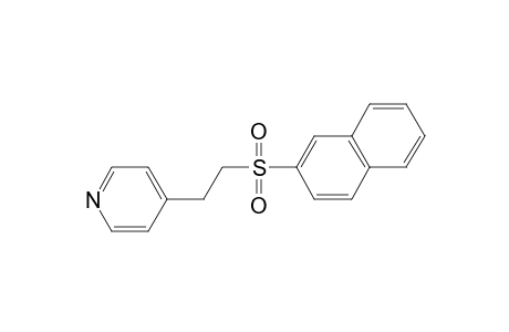 4-(2-naphthalen-2-ylsulfonylethyl)pyridine