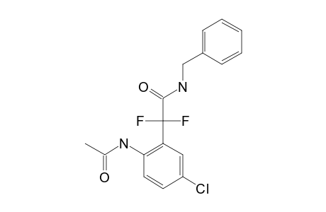2-(2-ACETAMIDO-5-CHLOROPHENYL)-N-BENZYL-2,2-DIFLUOROACETAMIDE