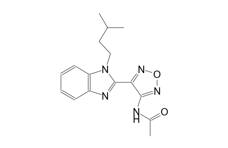 Acetamide, N-[4-[1-(3-methylbutyl)-1H-benzoimidazol-2-yl]furazan-3-yl]-