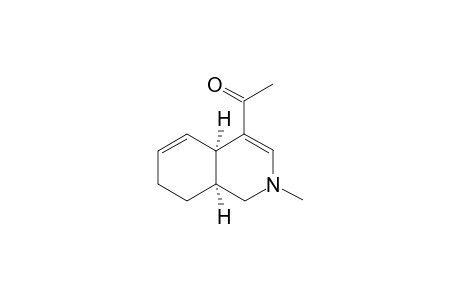 .delta.3,.delta.5-2-methyl-4 acetylhexahydro-cis-isoquinoline