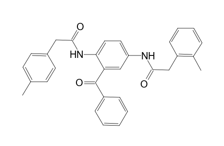 N-[2-Benzoyl-4-(2-tolylacetylamino)phenyl]-4-tolylacetamide