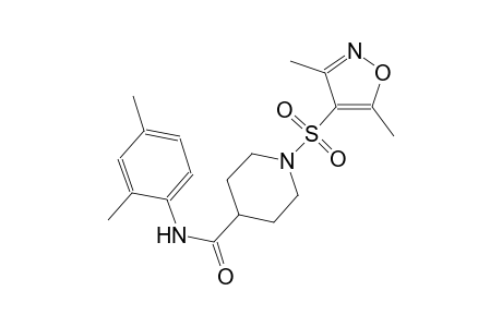 1-[(3,5-dimethyl-4-isoxazolyl)sulfonyl]-N-(2,4-dimethylphenyl)-4-piperidinecarboxamide