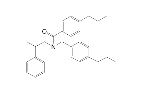 N-(4-Propylbenzyl)-N-(2-phenylpropyl)-4-propylbenzamide