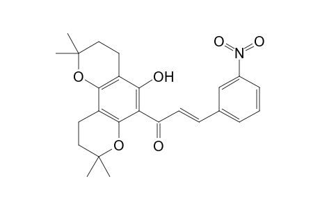9-Hydroxy-10-(3'-nitrocinnamoyl)-2,2,6,6-tetramethyltetrahydrobenzo[1,2-b:3,4-b']dipyran