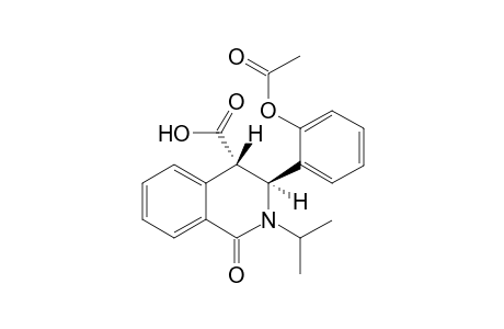 2-Isopropyl-3-(2-acetoxyphenyl)-3,4-dihydro-1(2H)-isoquinoline-4-carboxylic acid