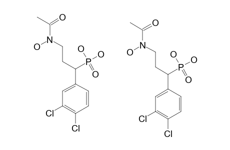 3-(N-HYDROXYACETAMIDO)-1-(3,4-DICHLOROPHENYL)-PROPYLPHOSPHONIC-ACID