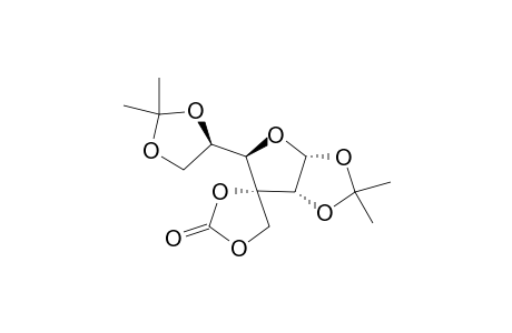 .alpha.-D-Allofuranose, 3-C-[(carboxyoxy)methyl]-1,2:5,6-bis-O-(1-methylethylidene)-, intramol. 3,3-ester