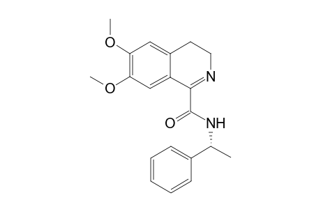 6,7-Dimethoxy-3,4-dihydro-isoquinoline-1-carboxylic acid ((R)-1-phenyl-ethyl)-amide