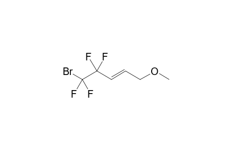 (E)-5-bromanyl-4,4,5,5-tetrakis(fluoranyl)-1-methoxy-pent-2-ene