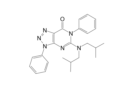 3,6-Dihydro-3,6-diphenyl-5-di(isibutyl)amino-7H-1,2,3-triazolo[4,5-d]pyrimidin-7-one