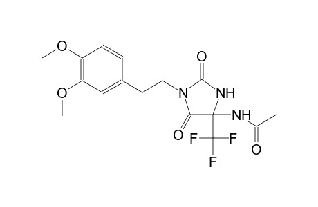 N-[1-[2-(3,4-dimethoxyphenyl)ethyl]-2,5-dioxo-4-(trifluoromethyl)-4-imidazolidinyl]acetamide