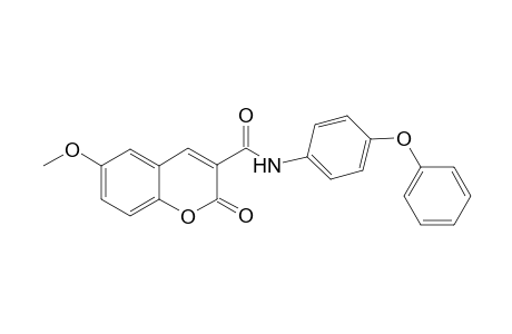 2-keto-6-methoxy-N-(4-phenoxyphenyl)chromene-3-carboxamide