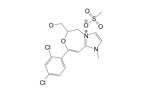 1-METHYL-5,6-DIHYDRO-6-HYDROXYMETHAL-8-(2,4-DICHLOROPHENYL)-(1H)-IMIDAZO-[3,2-D]-[1,4]-OXAZEPINIUM_METHANESULFONATE