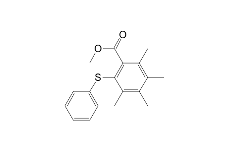 2,3,4,5-tetramethyl-6-(phenylsulfanyl)benzoic acid methyl ester